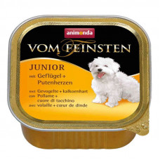 Animonda Vom Feinsten Junior - A tinned forage in the form of paste with meat of chicken and heart of a turkey for puppies