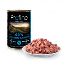 Profine (Professional Ainu) of Dog Chicken and Liver - Damp dog food with chicken and a liver