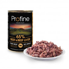 Profine (Professional Ainu) of Dog Beef and Liver - Damp dog food with beef and a liver