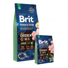 Brit Premium (Premium Is shaven) by Nature JUNIOR XL is the Dry feed with chicken for puppies and young dogs of huge breeds