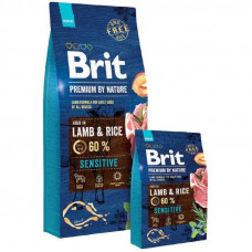 Brit Premium (Premium Is shaven) by Nature Sensitive Lamb&Rice is the Dry feed with a lamb for dogs with sensitive digestion