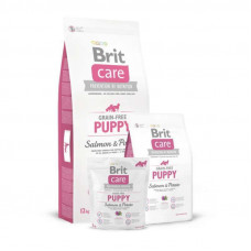 Brit Care (Care Is shaven) Grain-free Puppy Salmon & Potato is the Dry feed with a salmon and potatoes for puppies of all breeds