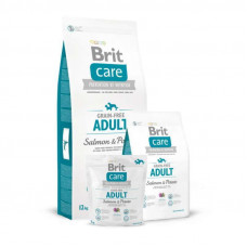 Brit Care (Care Is shaven) Grain-free Adult Salmon & Potato is the Dry feed for adult dogs of all breeds with a salmon and potatoes