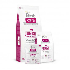 Brit Care (Care Is shaven) Junior Large Breed Lamb & Rice is the Dry feed for puppies of large breeds with a lamb and rice