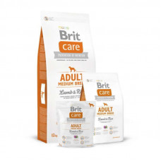 Brit Care (Care Is shaven) Adult Medium Breed Lamb & Rise is the Dry feed for adult dogs of average breeds with a lamb and rice