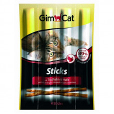 GimСat (ДжимКэт) Sticks - Лакомство с индейкой и дрожжами для кошек