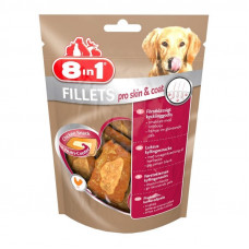 8in1 (8v1) Fillets Pro Skin and Coat - Delicacy - the chicken fillet for dogs promoting maintenance of beauty of wool