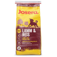 Josera (Yozera) Adult Lamm & Reis - A dry feed with a lamb for the adult dogs having tendency to an allergy