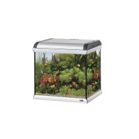 Ferplast of Star Cube LED (230 l) - The glass aquarium Is old the Cube with aluminum finishing, the external filter and the heater