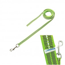 Sprenger the Lead without handle rubberized for dogs, nylon, neon-green