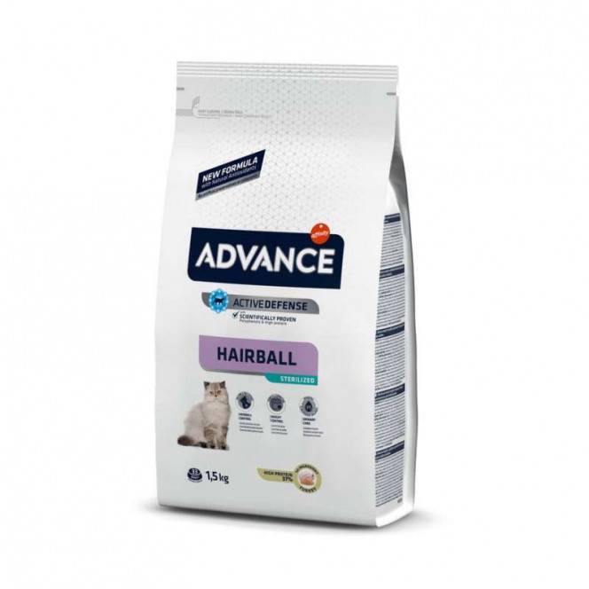 To Advance (Advance) Cat Sterilized Hairball - A dry feed with a turkey for the sterilized cats and for prevention of formation of lumps of wool in a GIT