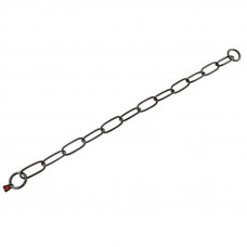 Sprenger Long Link - A collar chain for dogs, a wide link, black steel