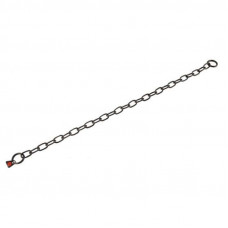 Sprenger Long Link - A collar chain for dogs, an average link, black steel