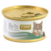 Brit Care (Care Is shaven) Kitten Chicken is Canned food with chicken for kittens and pregnant women and the feeding cats