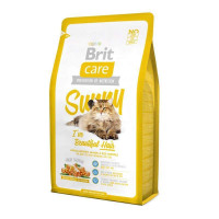 Brit Care (Брит Кеа) Sunny - Сухой корм с лососем и рисом для взрослых кошек, здоровье кожи и красота шерсти