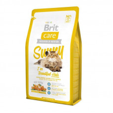 Brit Care (Брит Кеа) Sunny - Сухой корм с лососем и рисом для взрослых кошек, здоровье кожи и красота шерсти