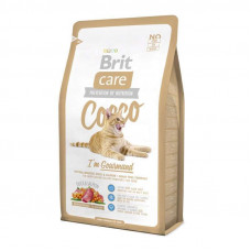 Brit Care (Care Is shaven) Cocco is the Dry feed with a duck and a salmon for adult cats with sensitive digestion