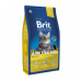 Brit Premium (Premium Is shaven) ADULT Salmon is the Dry feed with a salmon for adult cats