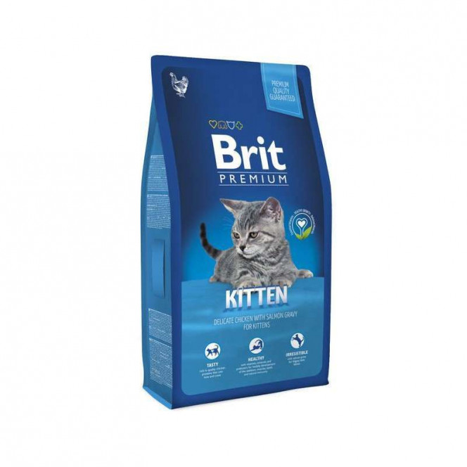 Brit Premium (Premium Is shaven) Kitten Chicken is the Dry feed with chicken for kittens