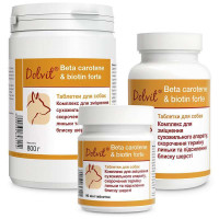 Dolfos Beta Karoten & Biotyna Forte - A vitamin and mineral complex for dogs with biotin