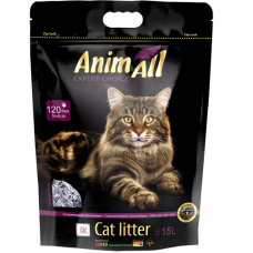 AnimAll (EnimAll) Premium Edition Violet amethyst - Filler silica gel for a cats toilet