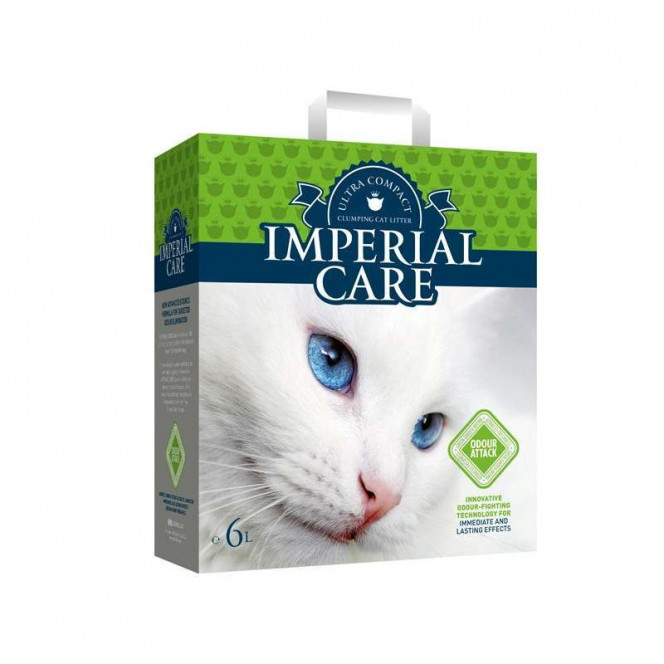 Imperial Care (Империал Кеа) Odour Attack - Наполнитель ультра-комкующийся для кошачьего туалета с ароматом летнего сада