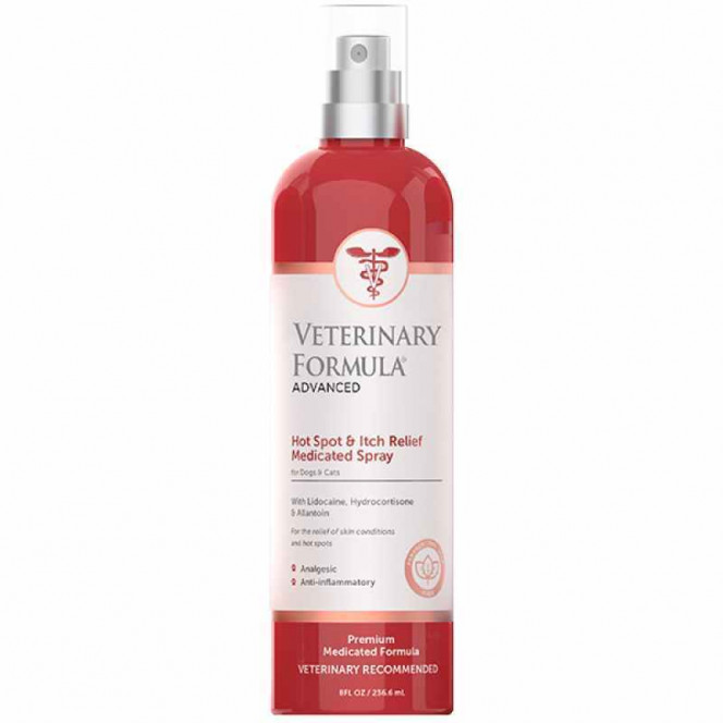 Veterinary Formula (Veterinari Fomyule) Hot Spot&Itch Relief Medicated Spray - Sprey anti-allergenic for dogs and cats