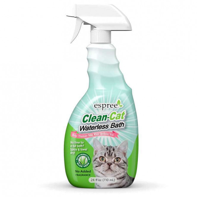 Espree Clean-Cat Waterless Bath - Sprey with an aloe belief for the express of cleaning of leather and hair of cats