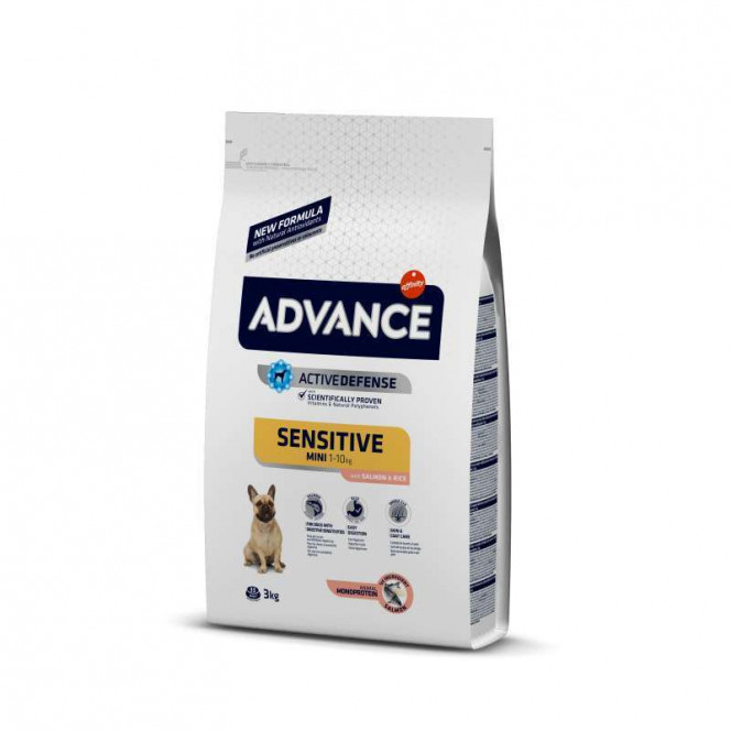 Advance Dog Sensitive Mini - Adult dog food of small breeds with sensitive digestion