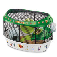 Ferplast of Stadium is the Cage for hamsters with color stickers