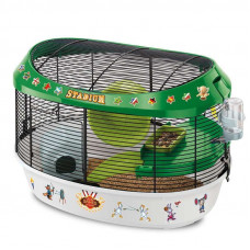 Ferplast of Stadium is the Cage for hamsters with color stickers