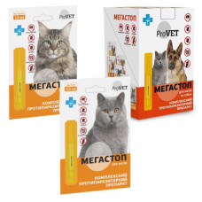 ProVET MEGA of FEET of the Drop antiparasitic for cats