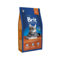 Brit Premium (Premium Is shaven) Cat Indoor is the Dry feed with chicken for domestic cats