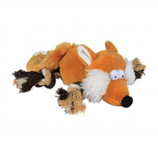 Trixie the Toy Fox for dogs from a rope and plush