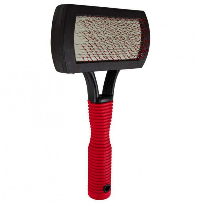 Trixie the Brush slicker brush with the rubber handle