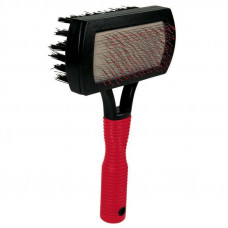 Trixie the Brush slicker brush bilateral with the rubber handle