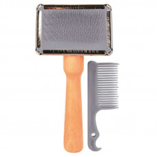 Trixie the Brush slicker brush with a hairbrush