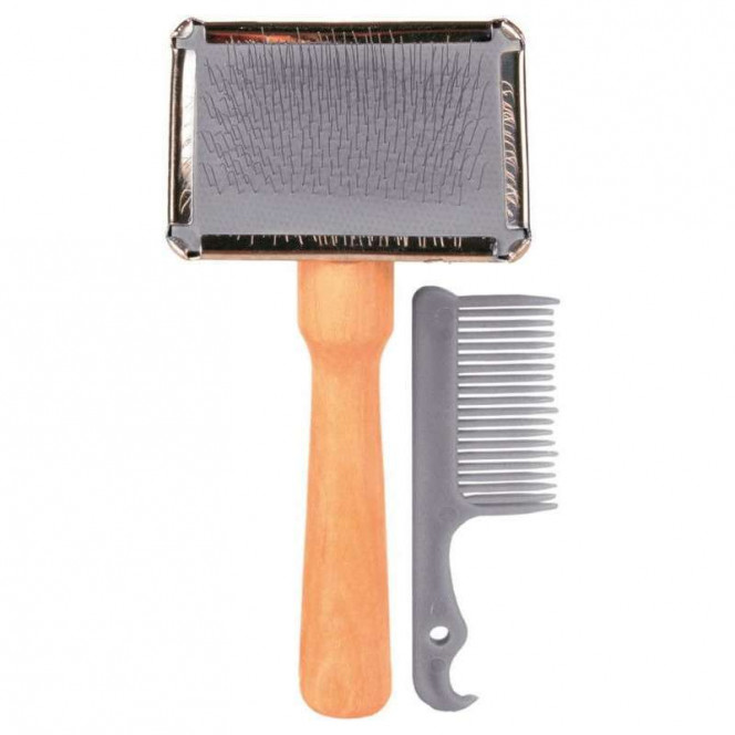 Trixie the Brush slicker brush with a hairbrush