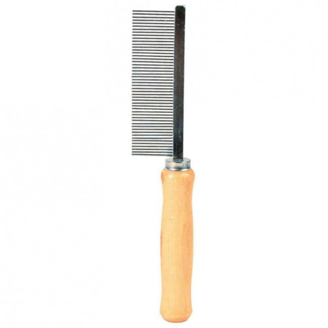 Trixie the Hairbrush with frequent tooth and the wooden handle