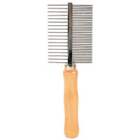 Trixie the Hairbrush bilateral with the wooden handle