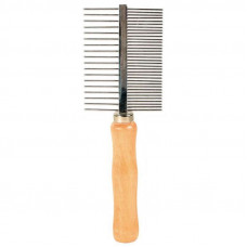 Trixie the Hairbrush bilateral with the wooden handle