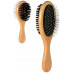 Trixie Hairbrush brush wooden double oval form