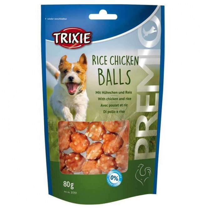 Trixie PREMIO Rice Chicken Balls - Delicacy balls with rice and chicken for dogs