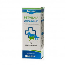 Canina PETVITAL Derm Liquid (Kanin) - Petvital liquid a term for cats and dogs