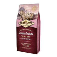 Carnilove (Karnilav) Salmon & Turkey for Kitten - A dry feed with a salmon and a turkey for kittens