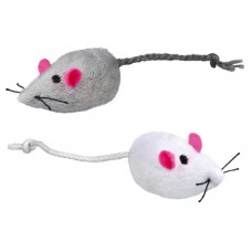 Trixie Mouse plush gray/white