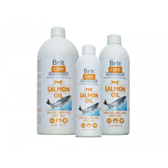 Brit Care (Care Is shaven) Salmon Oil is skin Oil of a salmon and hair of dogs of all age