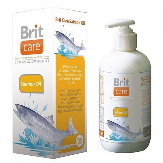 Brit Care (Брит Кеа) Salmon Oil - Олія лосося для шкіри та вовни собак різного віку