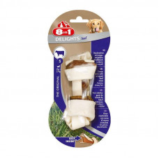 8in1 (8v1) Europe Delights Bones Beef - A bone for toothbrushing with beef meat for dogs