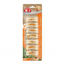 8in1 (8v1) Delights Bone Strong - Stones for toothbrushing with meat of chicken for dogs of small breeds